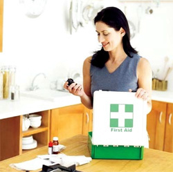 We make a home first aid kit