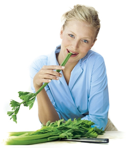 Na dieta das mulheres deve incluir frutas e legumes frescos
