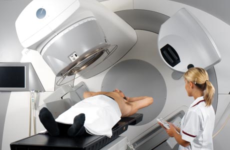Terapia radioterapia lub radioterapia z rakiem jelitowym