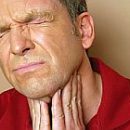 a sore throat or exacerbation of chronic tonsillitis